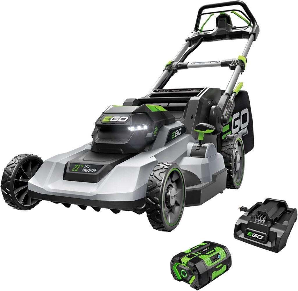 EGO Power+ 21″ Self-Propelled Cordless Lawn Mower with 6.0Ah Battery – LM2114SP
