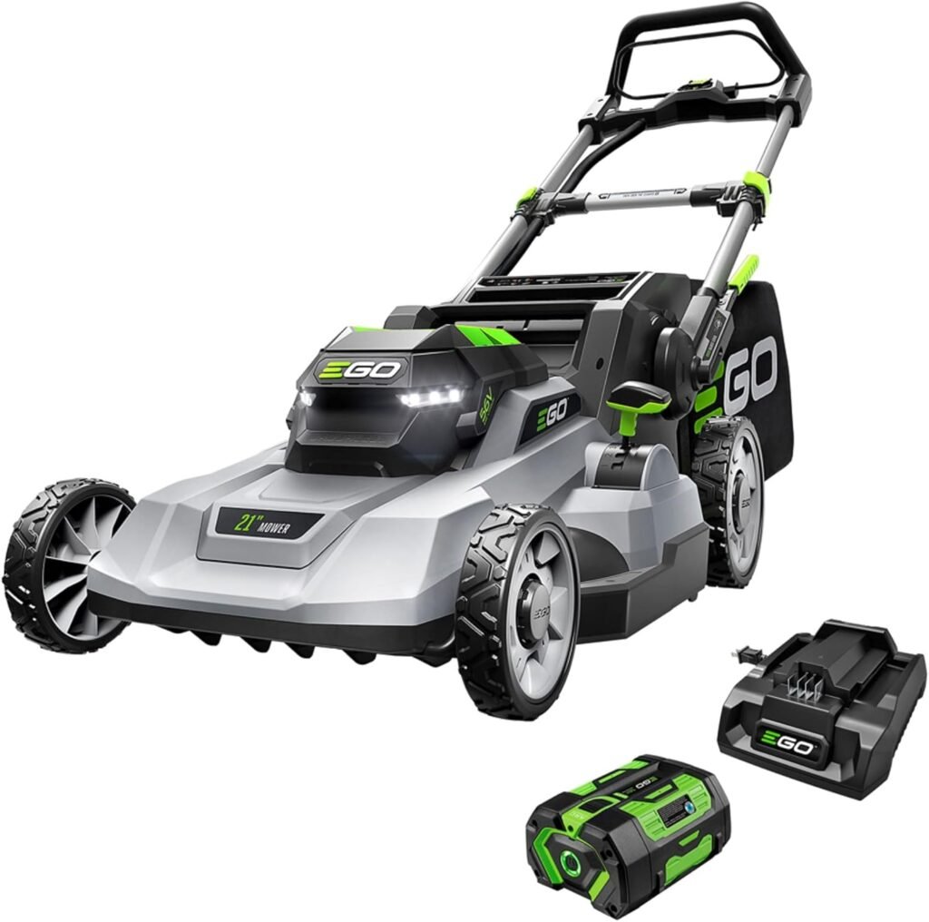 EGO Power+ 21″ Cordless Electric Lawn Mower with 6.0Ah Battery & Charger – LM2114