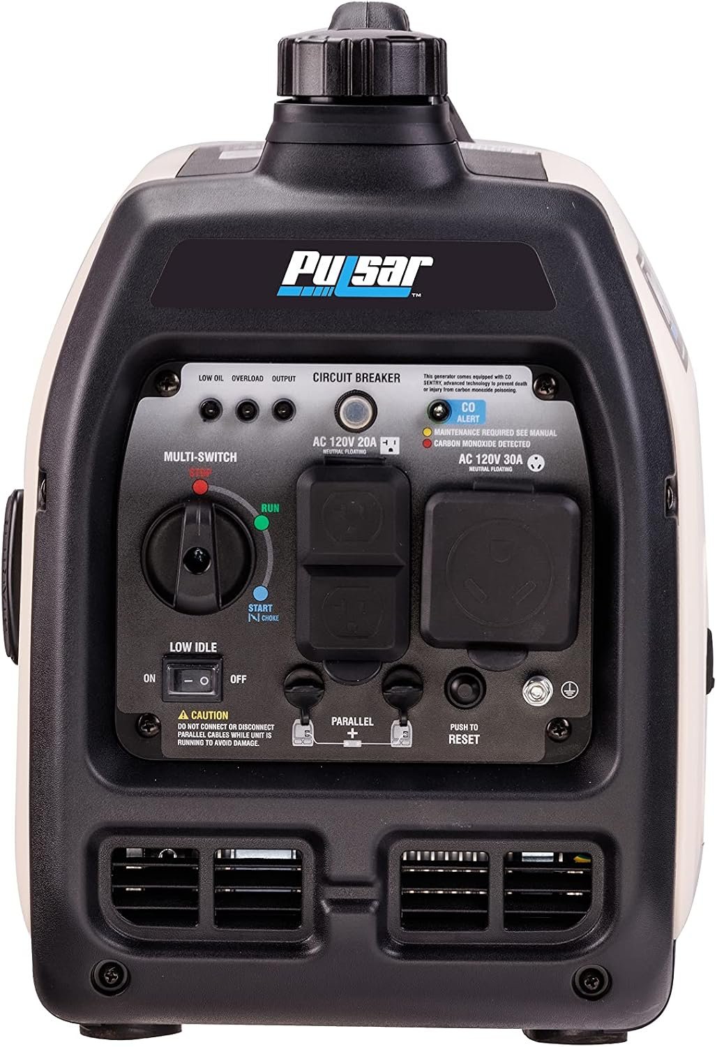 Pulsar PGD40iSCO Portable Inverter Generator – 4,000W Peak/3,200W Running with CO Sentry & RV Outlet – PGD40iSCO - Image 4