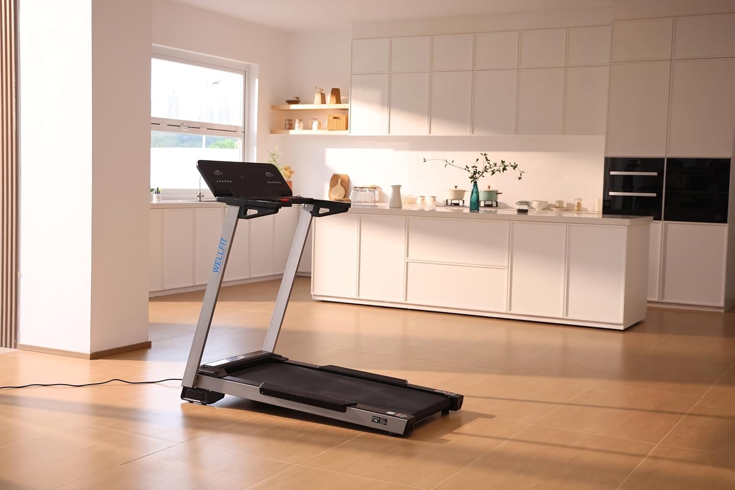 WELLFIT T24-1 Treadmill – 4.0HP Motor with 450 lb Capacity & 0-5% Incline – T24-1 - Image 9