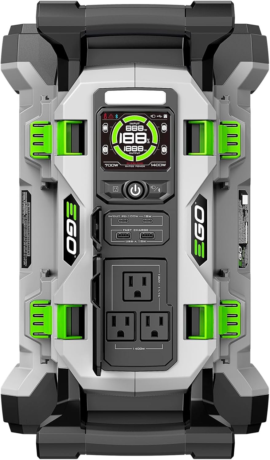 EGO POWER+ NEXUS 1400W Portable Power Station – Battery-Powered Inverter with 2100W Peak Output – PST1400 - Image 3