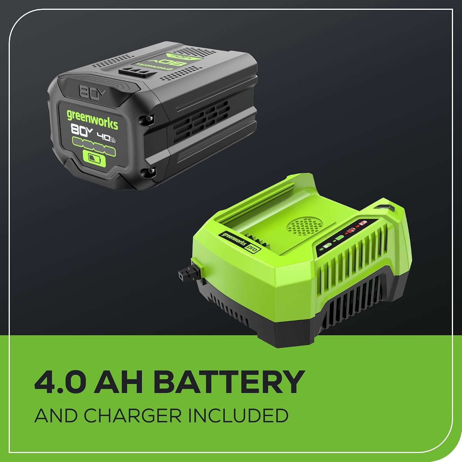 Greenworks 80V 21″ Self-Propelled Lawn Mower – Cordless Electric Mower with 4.0Ah Battery & Charger, Brushless Motor, LED Headlight for Lawn Care - Image 9