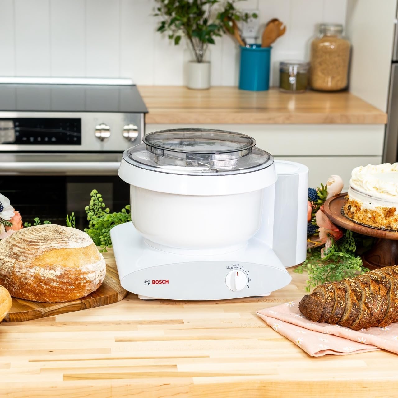 Bosch Universal Plus Stand Mixer with NutriMill Baker’s Pack – 500W Motor & 6.5 Qt Bowl - Image 9