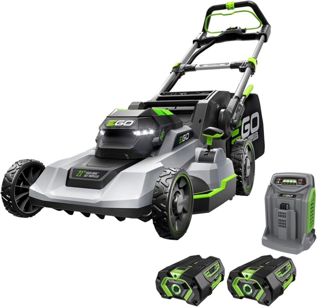EGO Power+ 21" Self-Propelled Cordless Lawn Mower with (2) 4.0Ah Batteries - LM2122SP-2