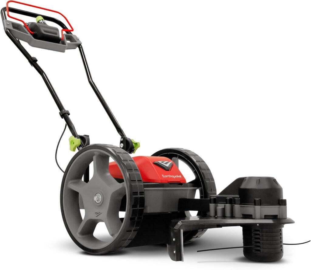 Earthquake 60V 22" Walk Behind String Mower with (2) 4Ah Batteries - 44965