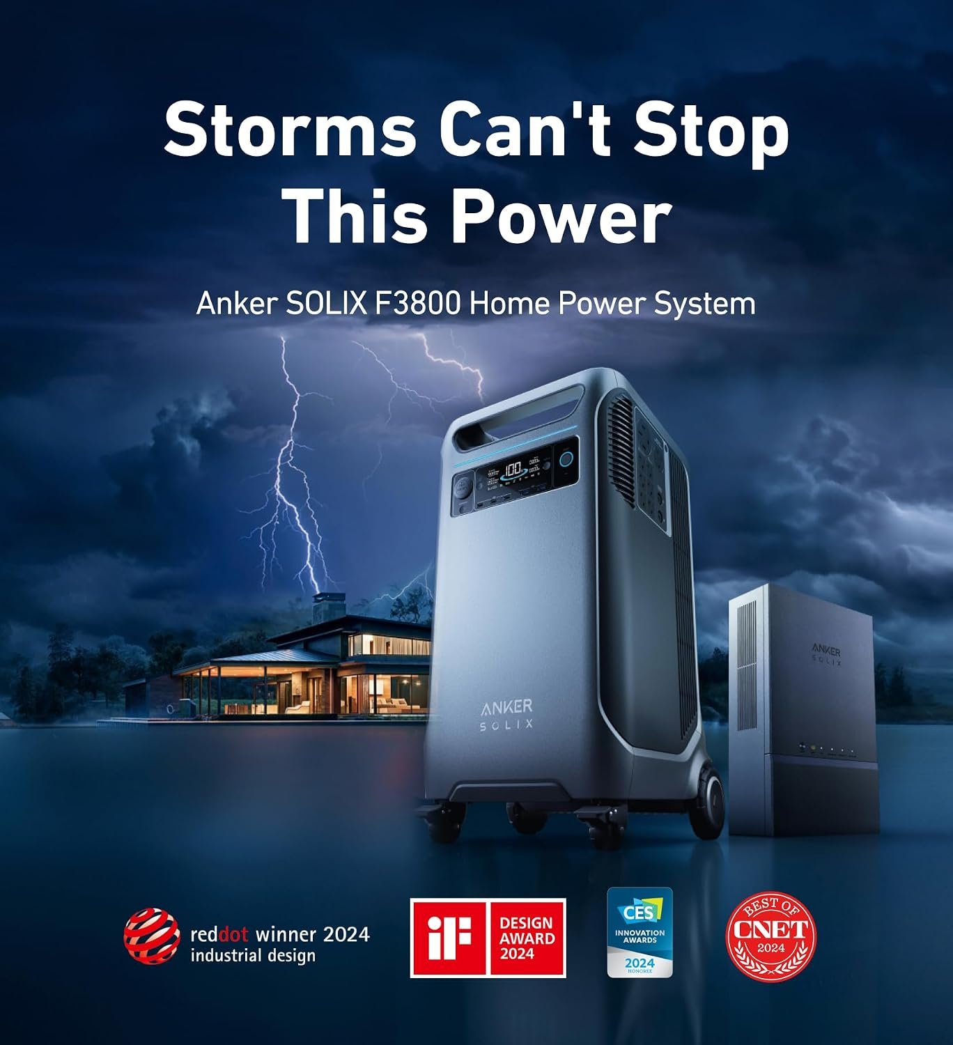 Anker SOLIX F3800 Portable Power Station – 3,840Wh Expandable to 53.8kWh with 6,000W AC Output – A1790 - Image 6