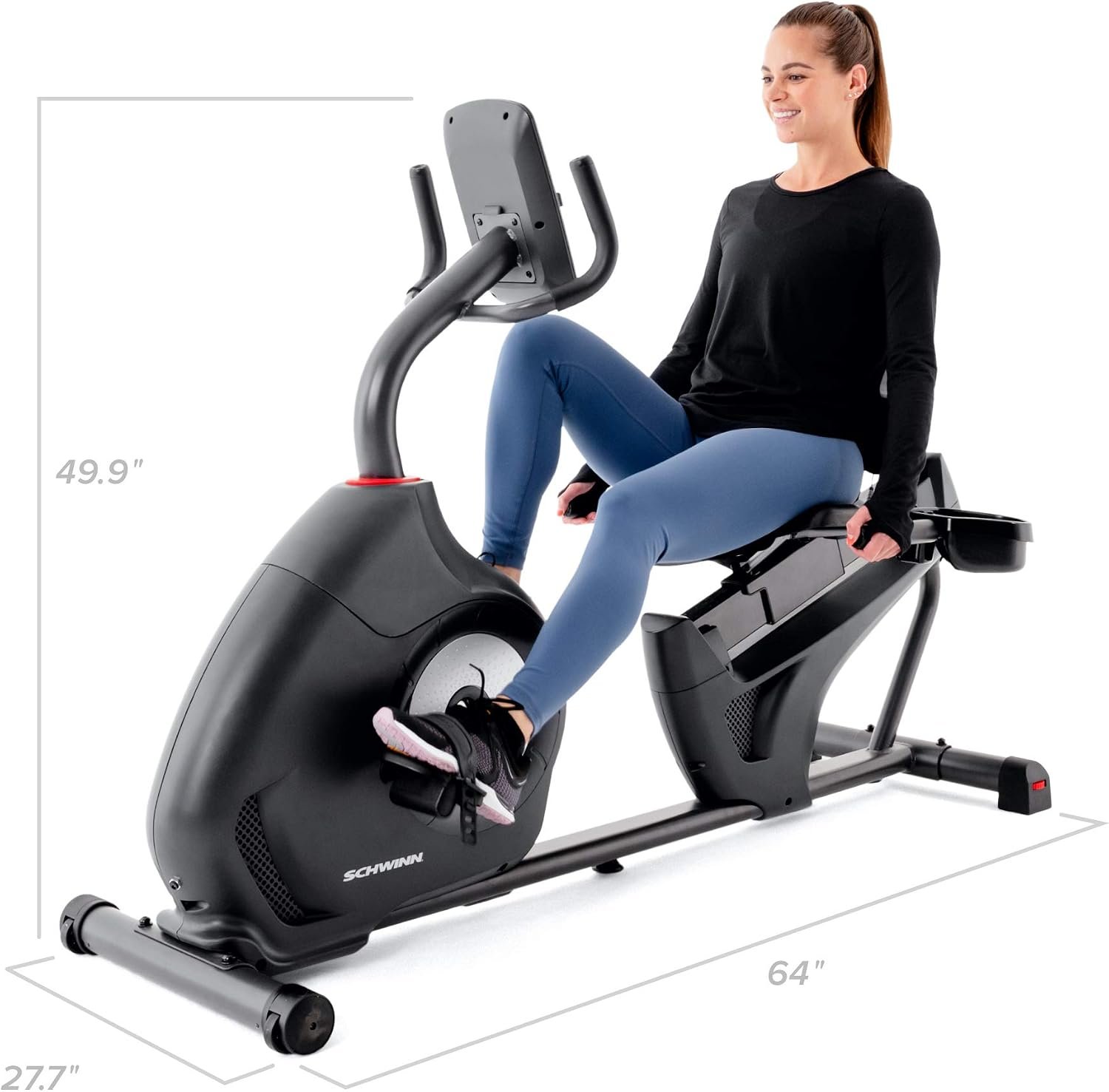 Schwinn Fitness 230 Recumbent Bike with 16 Resistance Levels & Bluetooth Connectivity – 100932 - Image 6