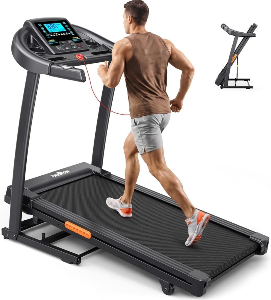 THERUN TR04 Incline Treadmill – 4.0HP Motor with 16% Auto Incline & 400 lb Capacity – TR04