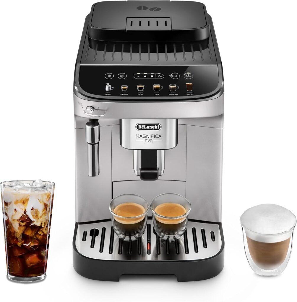 De’Longhi Magnifica Evo Espresso Machine with Manual Milk Frother – ECAM29043SB