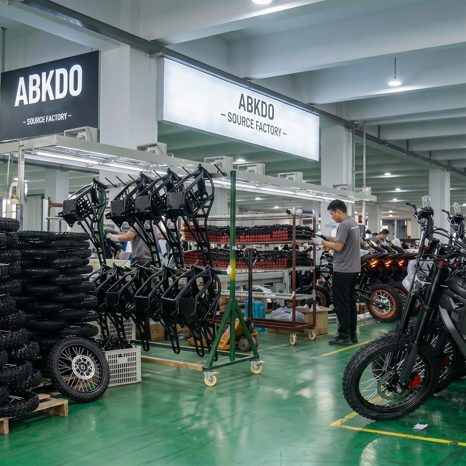 ABKDO EDB002 Electric Dirt Bike – 4000W Peak Motor with 48V 23Ah Battery & 45 MPH – EDB002 - Image 9