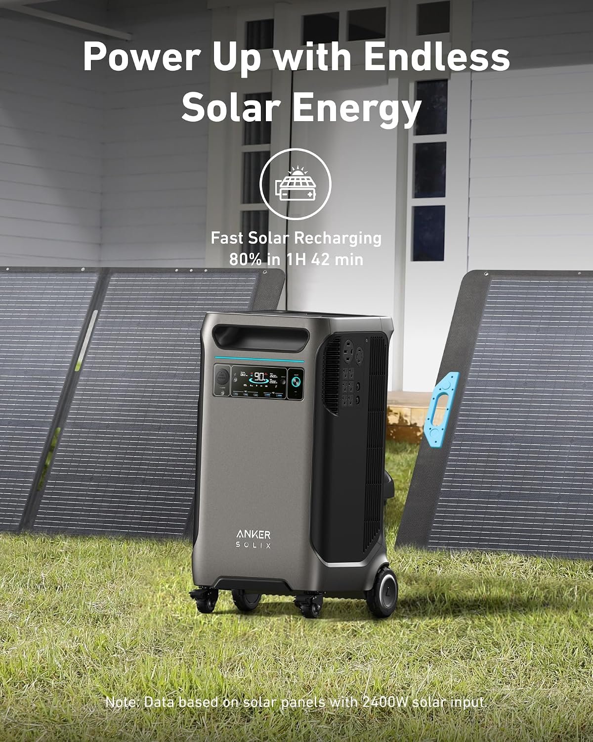 Anker SOLIX F3800 Portable Power Station – 3,840Wh Expandable to 53.8kWh with 6,000W AC Output – A1790 - Image 7