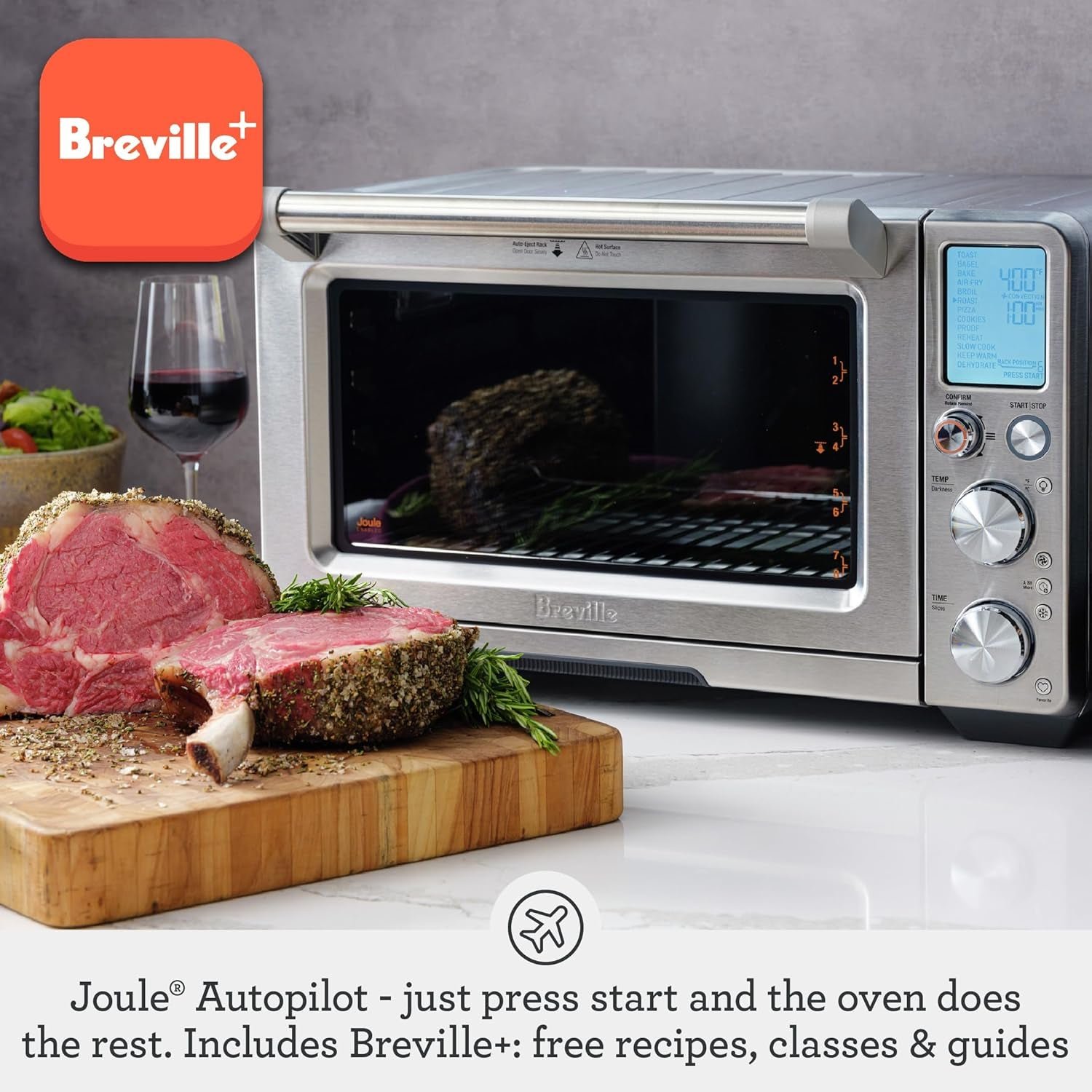 Breville Joule Oven Air Fryer Pro – Smart Countertop Oven with 13 Cooking Functions & Element IQ System – BOV950BST - Image 3