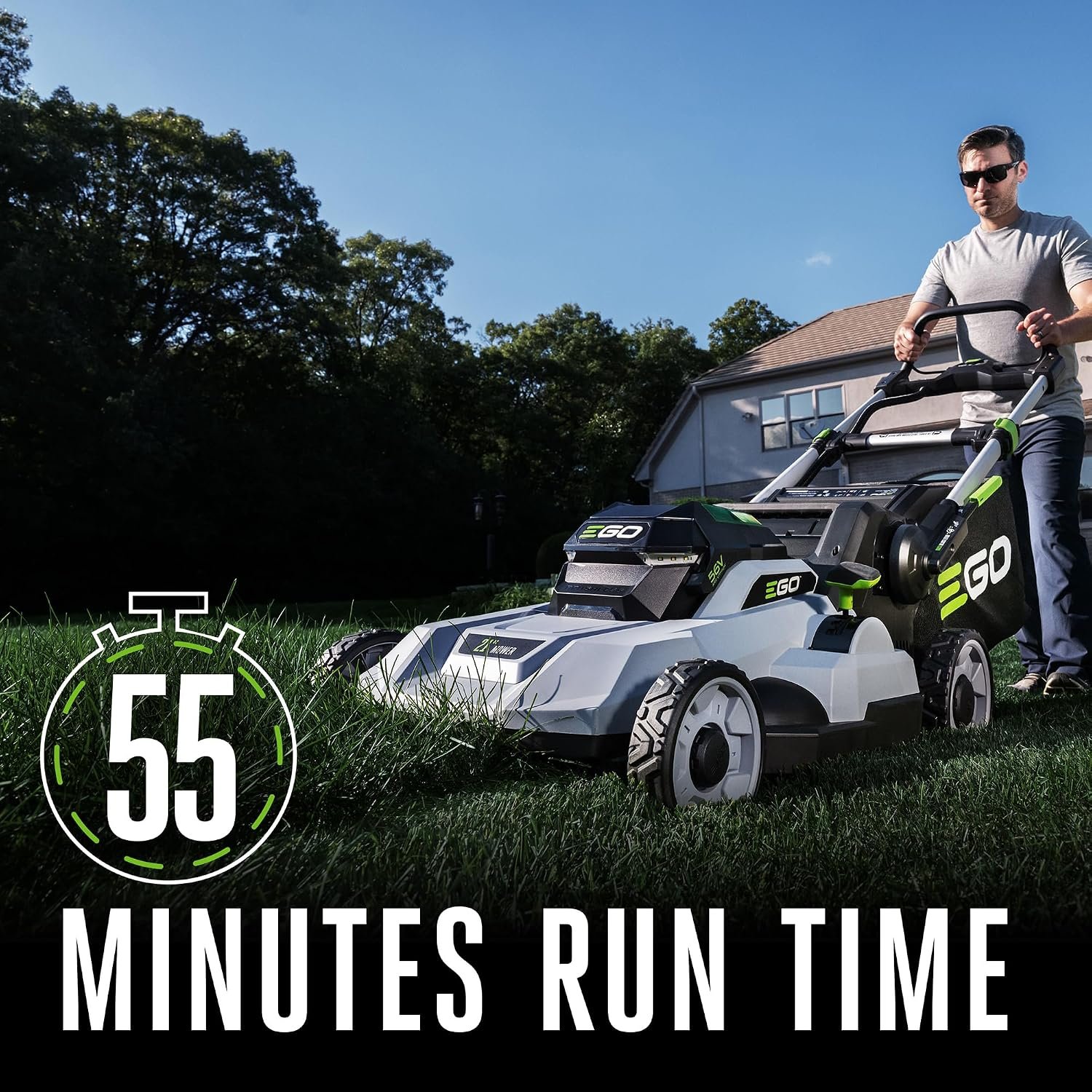 EGO Power+ 21″ Cordless Electric Lawn Mower with 6.0Ah Battery & Charger – LM2114 - Image 4