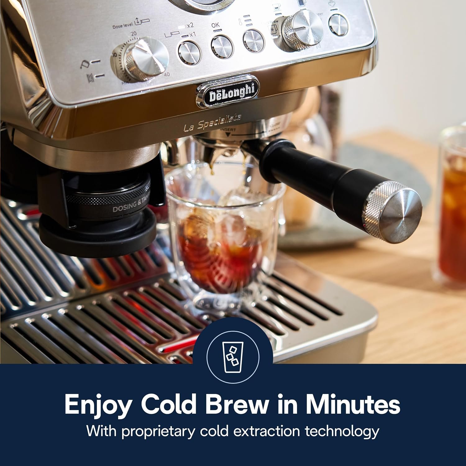 De’Longhi La Specialista Espresso Machine with Built-in Grinder & Cold Brew Technology - Image 4