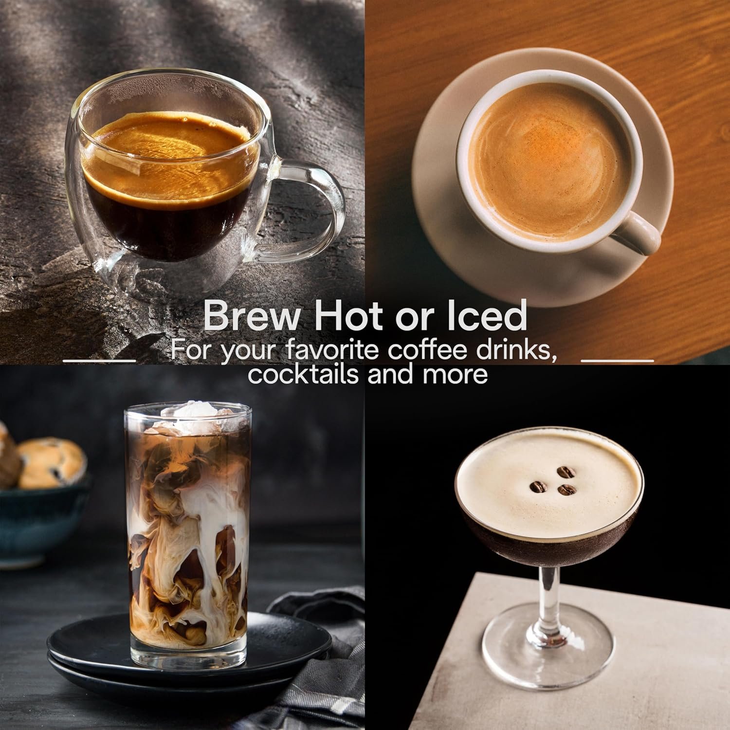 De’Longhi Rivelia Automatic Espresso Machine – 18 One-Touch Recipes with Dual Bean Hoppers - Image 5