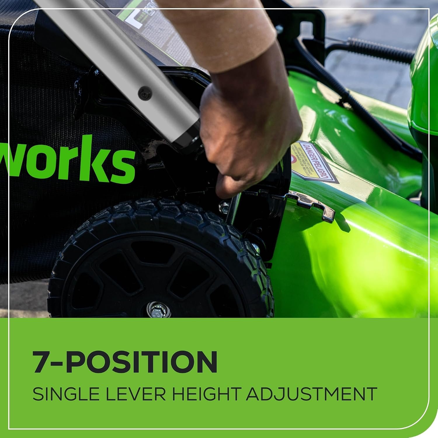 Greenworks 80V 21″ Self-Propelled Lawn Mower – Cordless Electric Mower with 4.0Ah Battery & Charger, Brushless Motor, LED Headlight for Lawn Care - Image 6