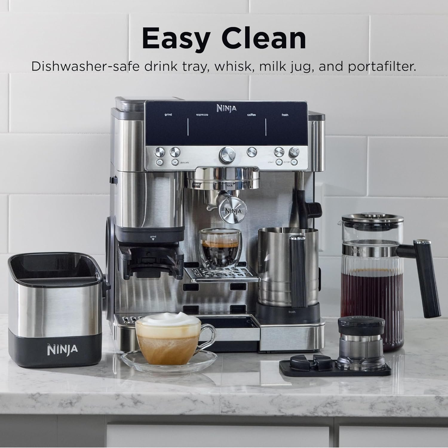 Ninja Luxe Café Premier Series – 3-in-1 Espresso Machine with Barista Assist Technology - Image 9