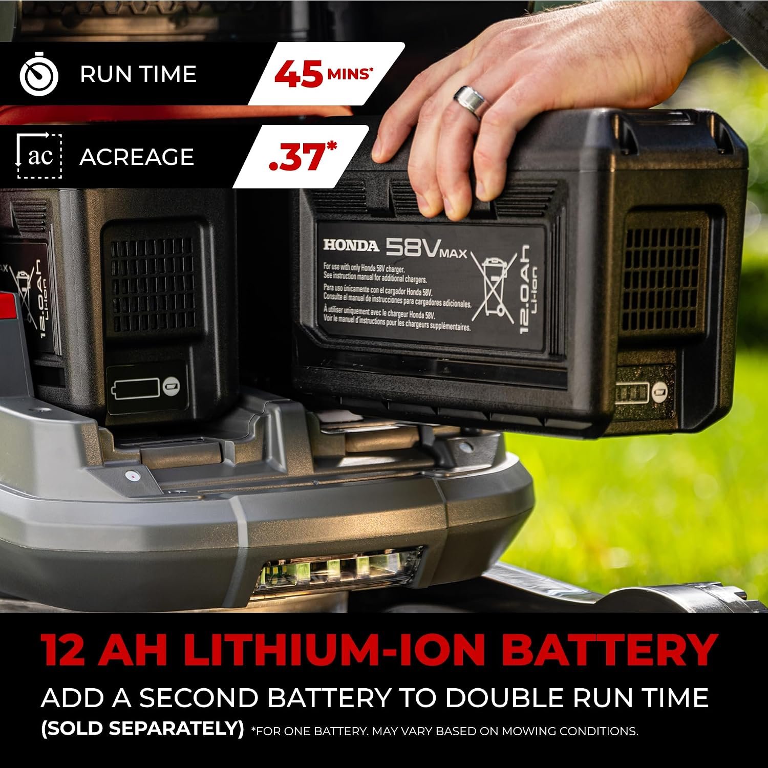 Honda HRX-BE 21″ Battery Powered Self-Propelled Lawn Mower with 12Ah Battery & 5-Year Warranty – HRX217YXBEXA6 - Image 3