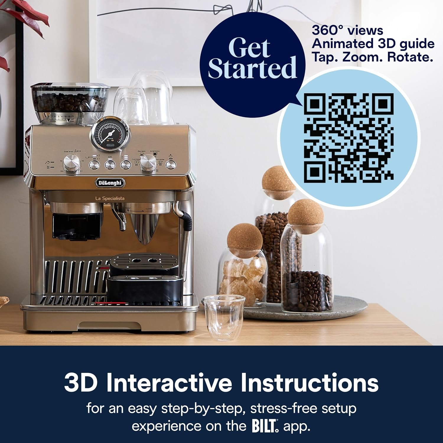 De’Longhi La Specialista Espresso Machine with Built-in Grinder & Cold Brew Technology - Image 10