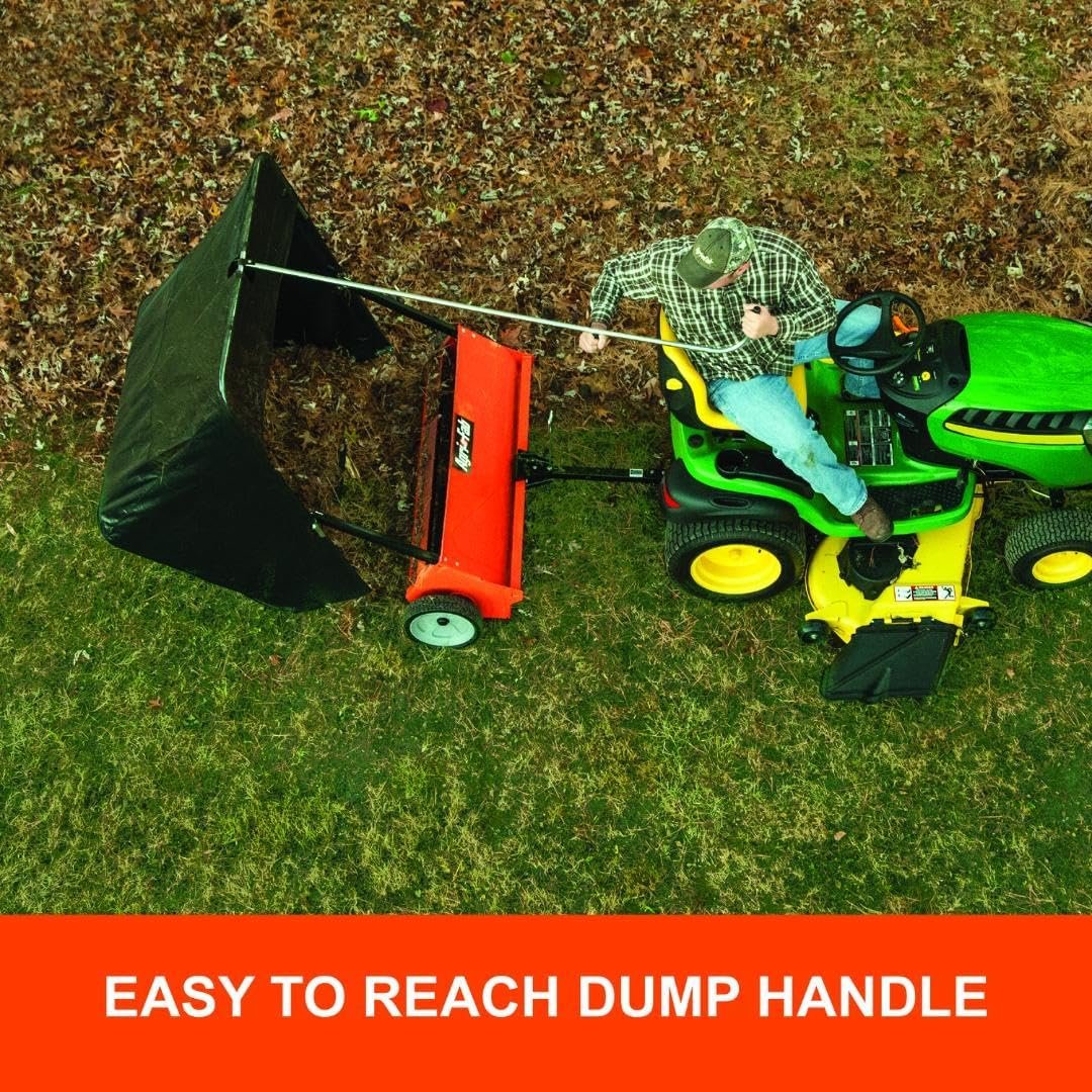 Agri-Fab 44″ Tow-Behind Lawn Sweeper with 28 cu ft Hopper Bag – 45-0492 - Image 7