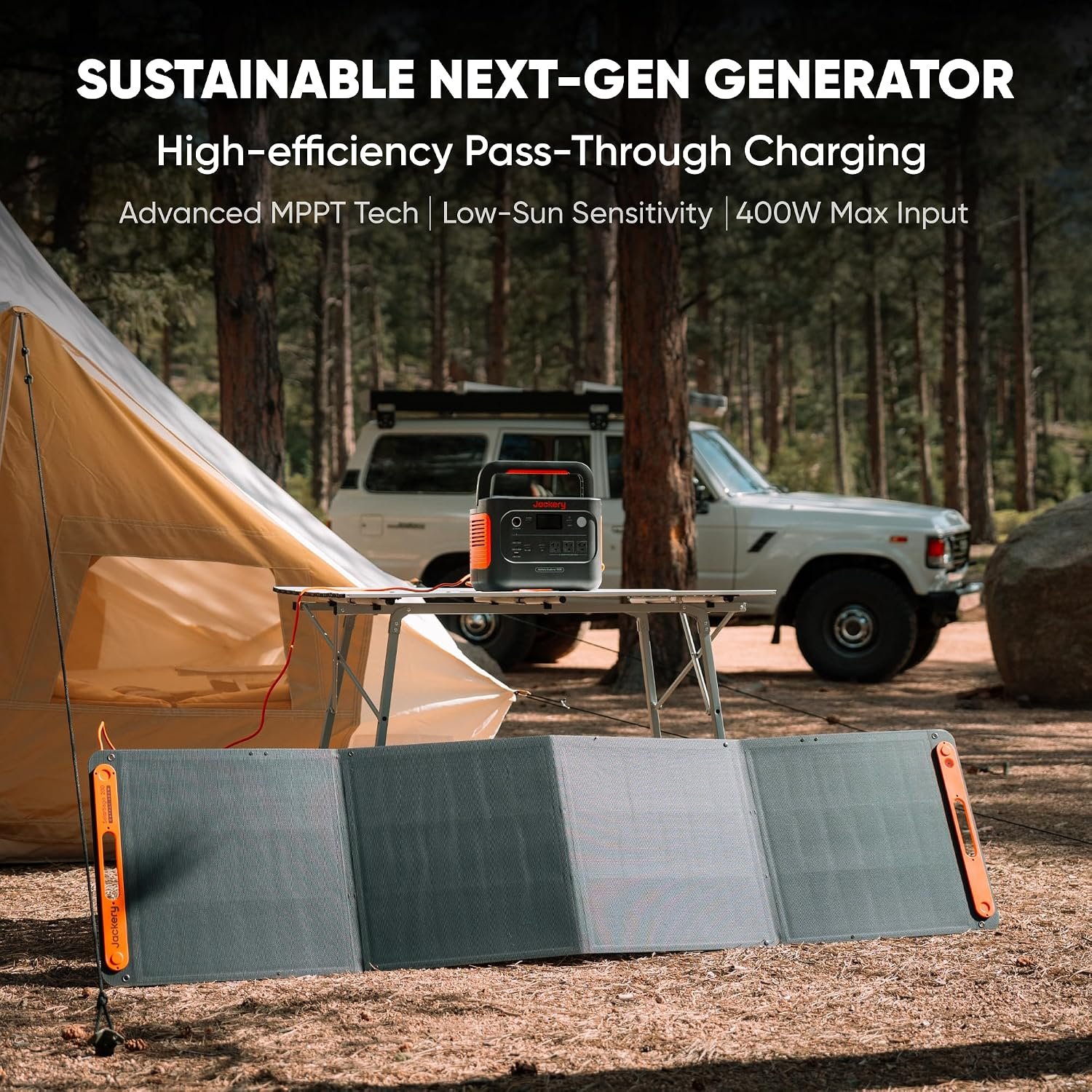 Jackery Explorer 1000 v2 Solar Generator – 1070Wh LiFePO4 with 1500W AC Output & 2x200W Solar Panels – JE-1000D - Image 7