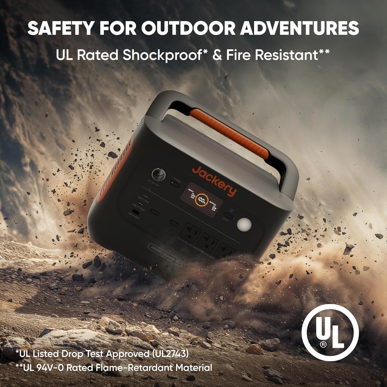 Jackery Explorer 1000 v2 Portable Power Station – 1070Wh LiFePO4 with 1500W AC Output & Carrying Bag – JE-1000D - Image 6