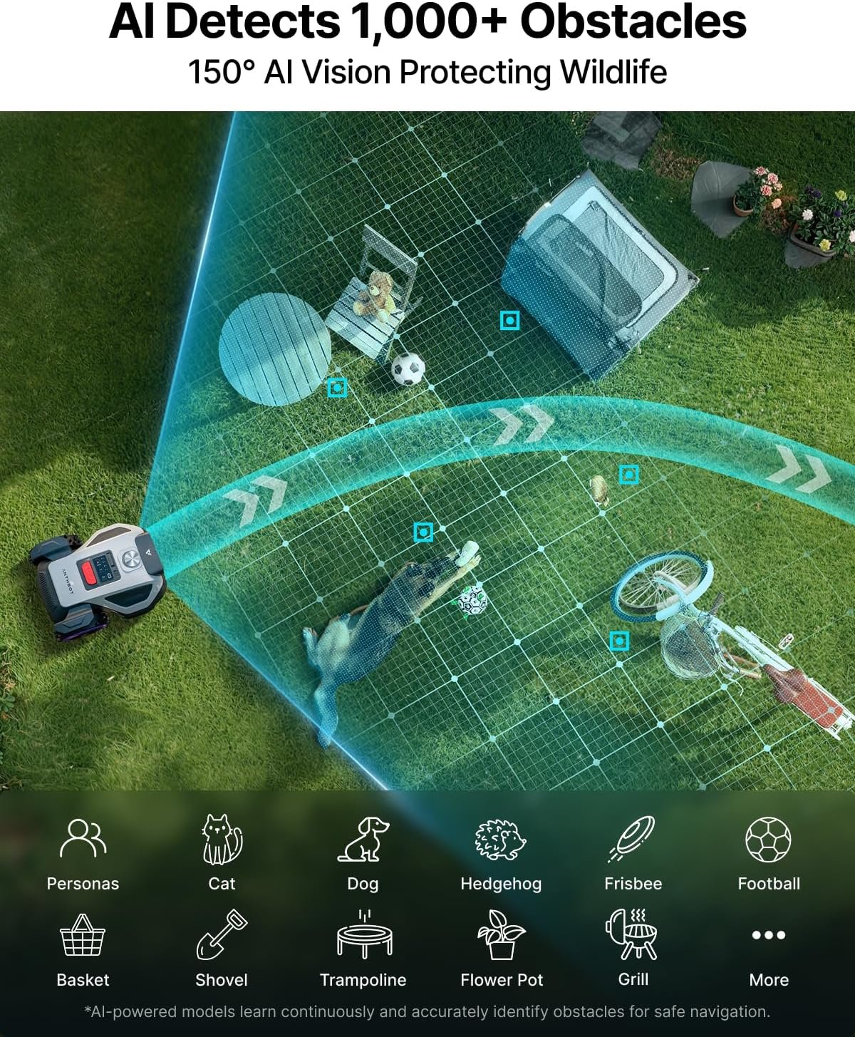 ANTHBOT M5 LIDAR Robot Lawn Mower – 360° LiDAR + Dual Vision for 1/8 Acre – M5 LIDAR - Image 7