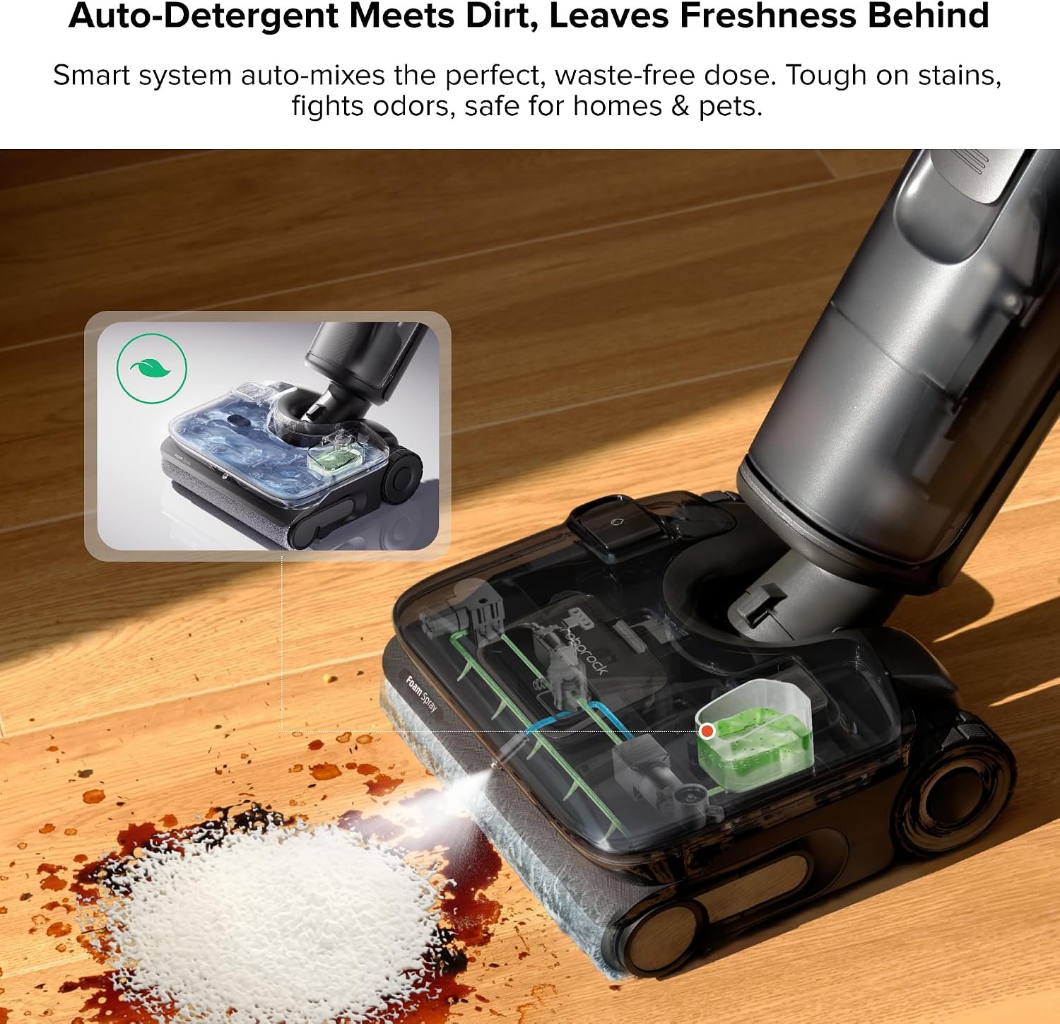 roborock F25 ACE Pro Foam / F25 GT Gen 2 Cordless Wet Dry Vacuum Mop with 25,000Pa Suction & Self-Cleaning - Image 7
