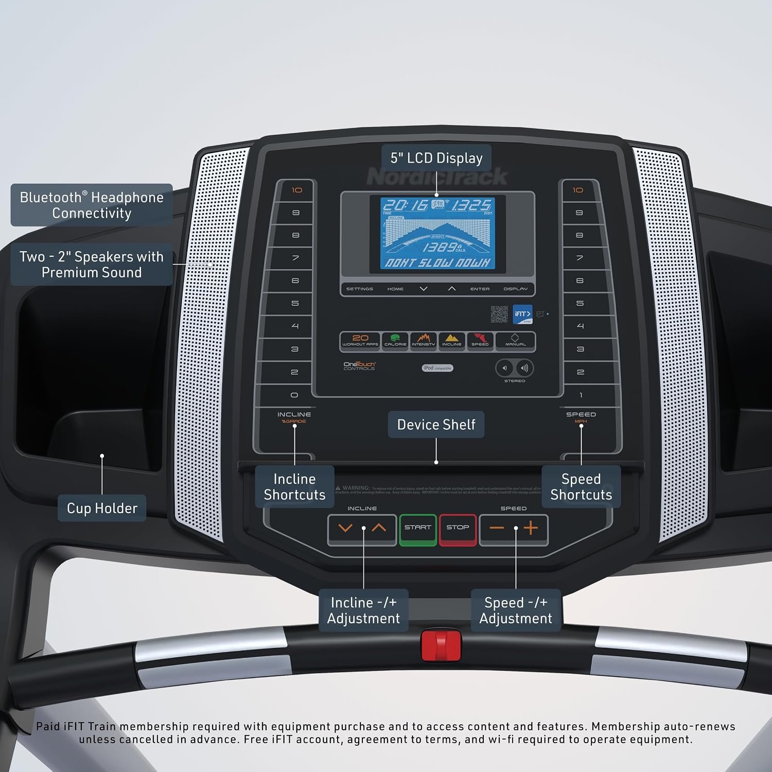 NordicTrack T Series Treadmill – Folding Treadmill with iFIT & Auto Incline – T5 / T6.5S / T10 / T16 - Image 2