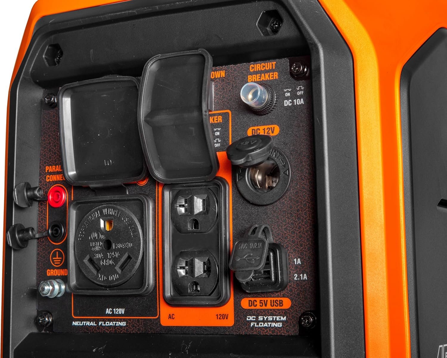 WEN 56432i Inverter Generator – 4,500W Surge/3,600W Running with Fuel Shutoff & RV Outlet – 56432i - Image 3