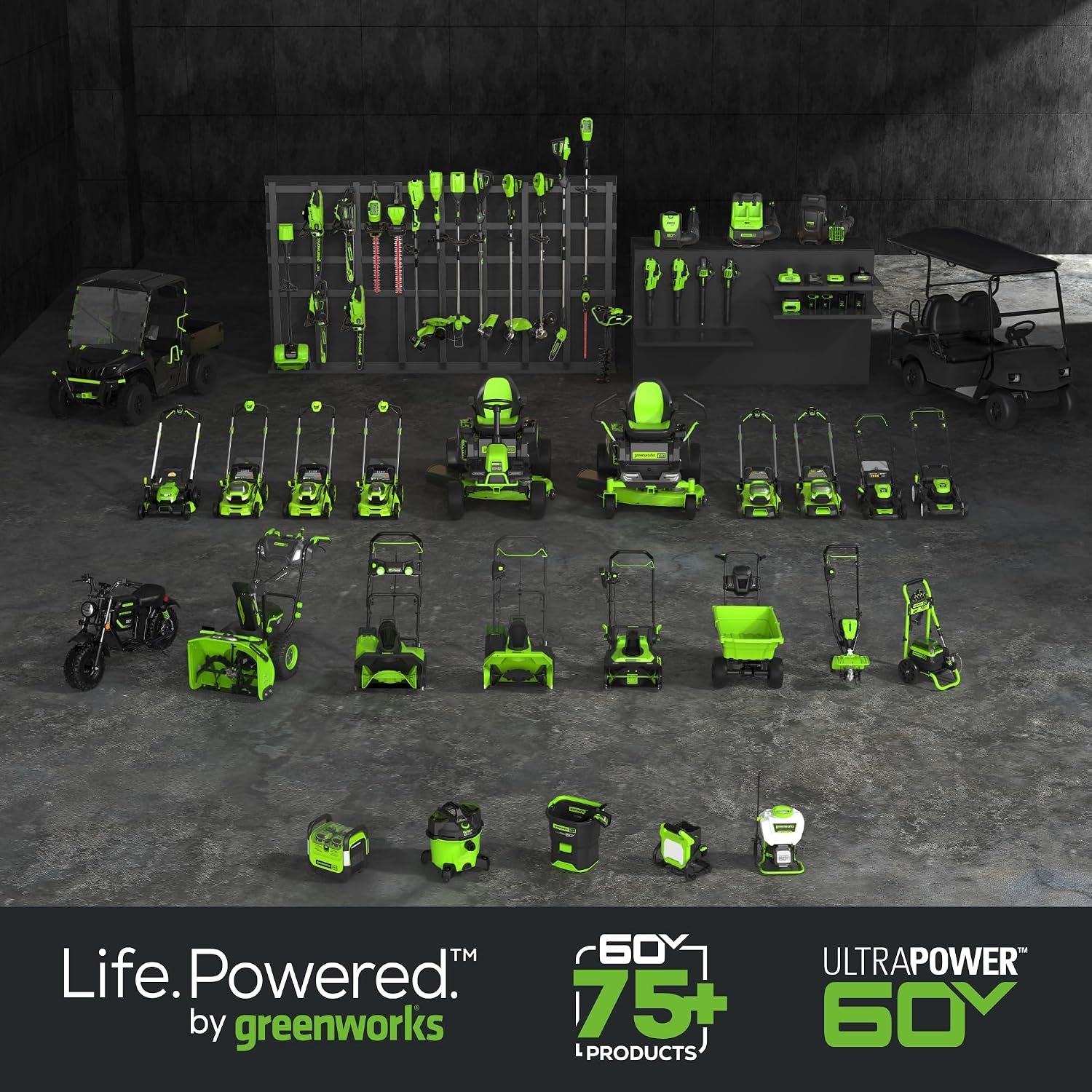 Greenworks 60V 21″ Push Lawn Mower with 5.0Ah Battery & Charger – MO60L516 - Image 10
