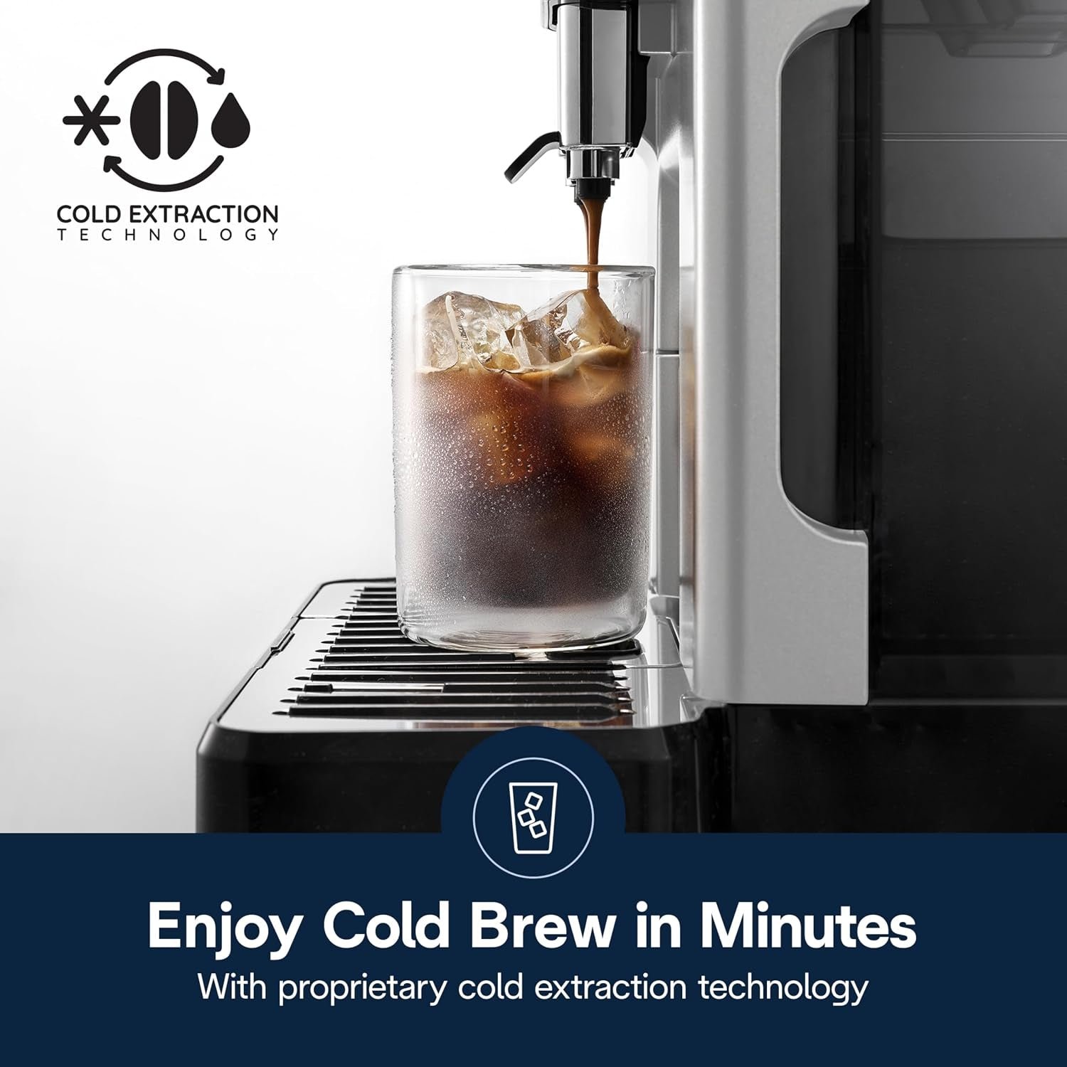 De’Longhi Eletta Explore Espresso Machine – 50+ One-Touch Recipes with Cold Brew & LatteCrema Systems – ECAM45086S - Image 7