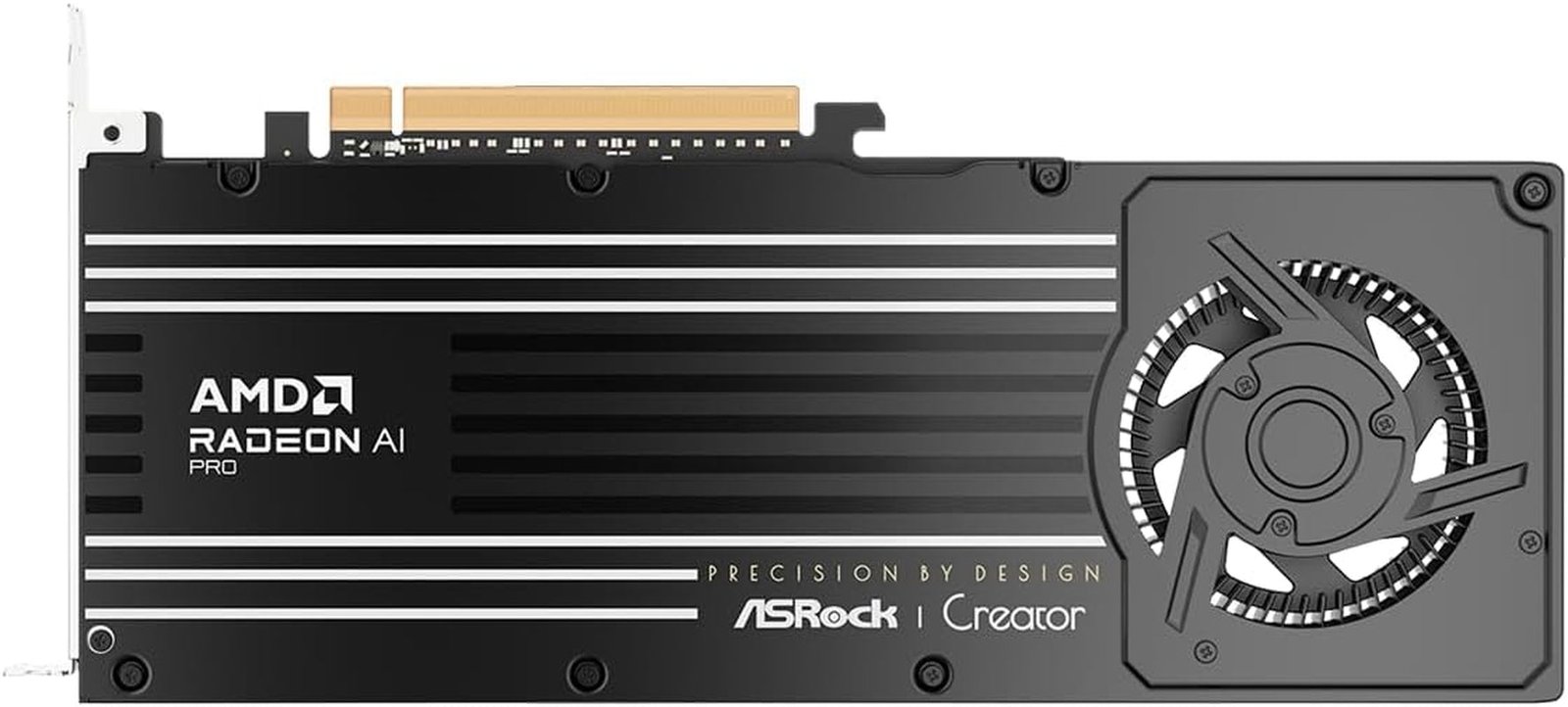 ASRock Radeon AI PRO R9700 Creator 32GB Graphics Card – 32GB GDDR6 with RDNA 4 Architecture & Blower Cooling – R9700 CT 32G - Image 4
