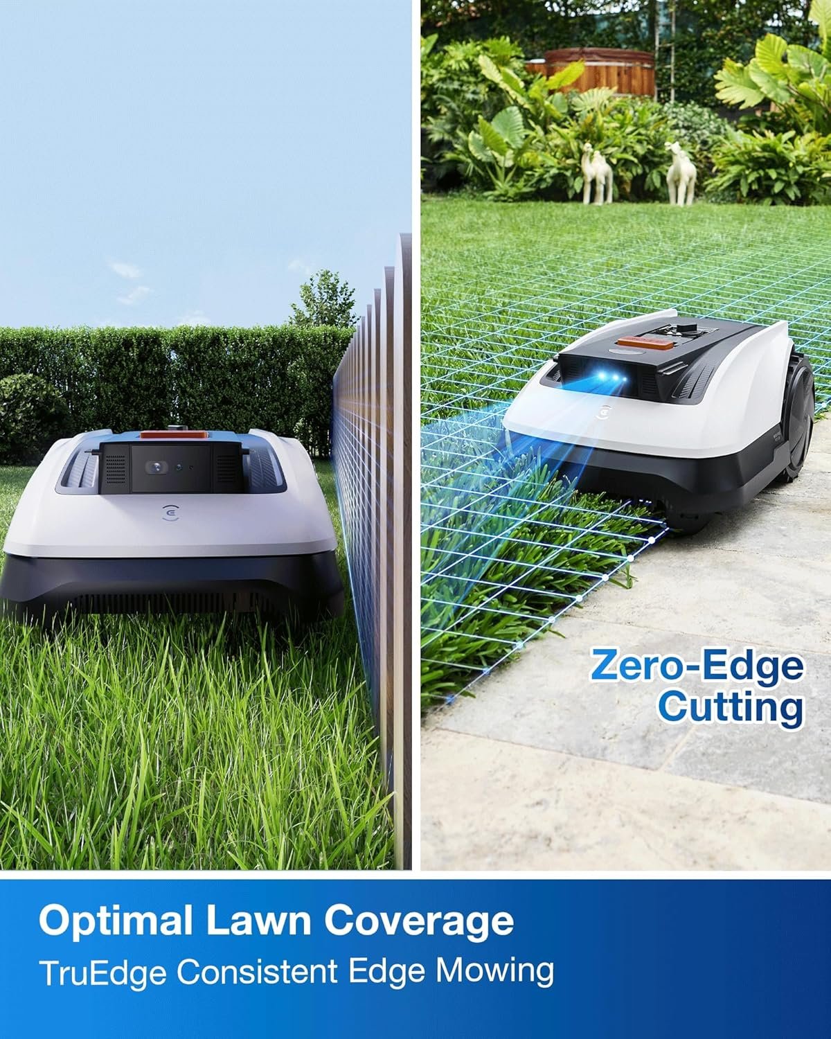 ECOVACS GOAT O1000 RTK CARE Robot Lawn Mower – RTK Navigation with Extra Blades for 1/4 Acre – O1000 RTK CARE - Image 8