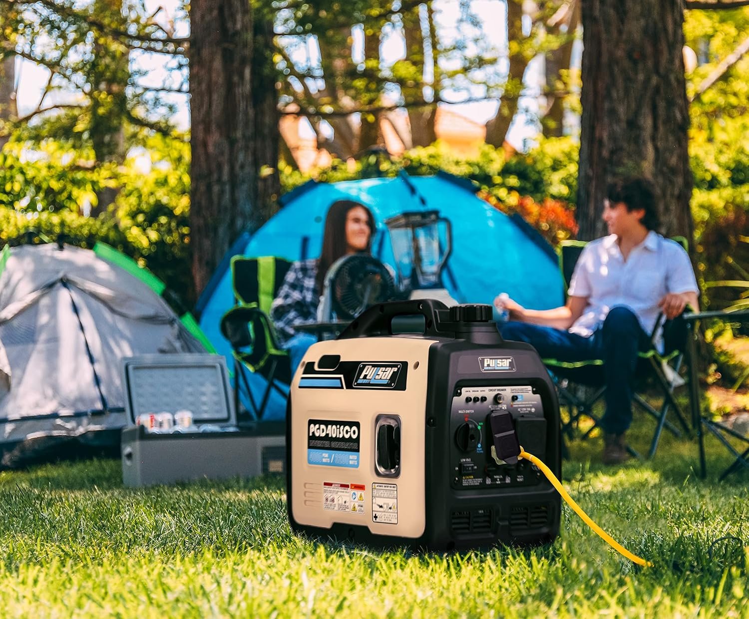 Pulsar PGD40iSCO Portable Inverter Generator – 4,000W Peak/3,200W Running with CO Sentry & RV Outlet – PGD40iSCO - Image 6
