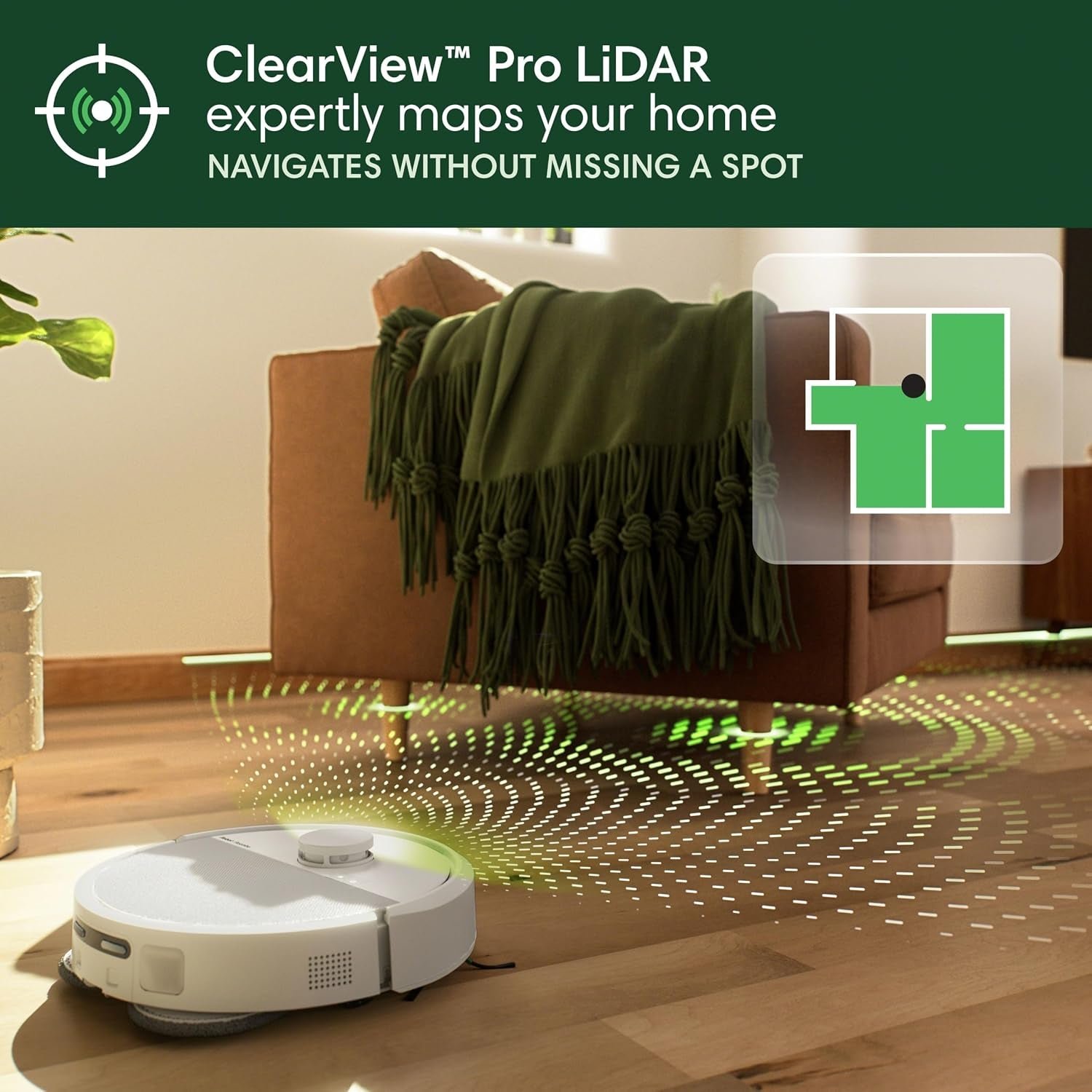 iRobot Roomba Plus 505 Combo Robot Vacuum & Mop with AutoWash Dock – Extending Spinning Mop Pads, Self-Emptying & Heated Drying – N185220 - Image 8