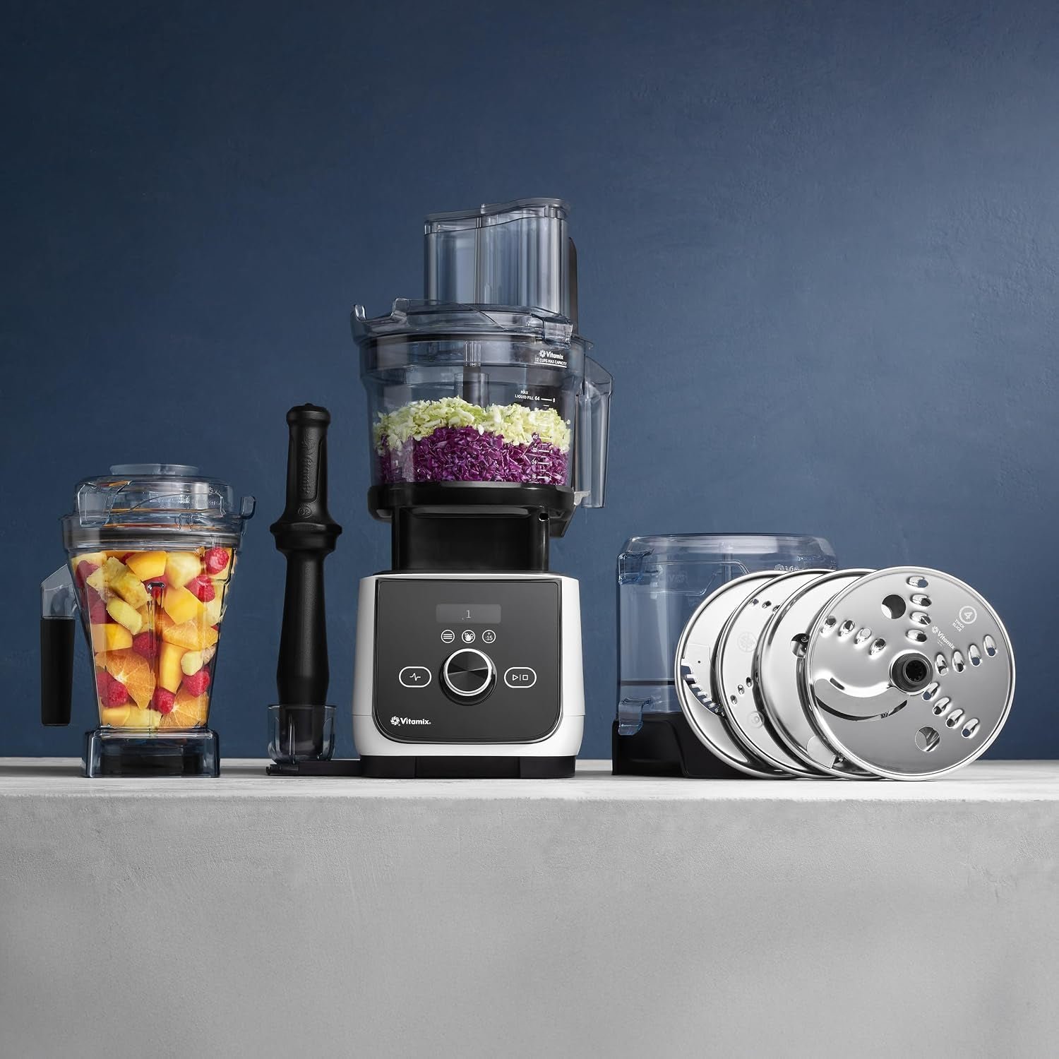 Vitamix Ascent X4 Gourmet SmartPrep Kitchen System – Blender & 12-Cup Food Processor with SELF-DETECT – 075708-100 - Image 2