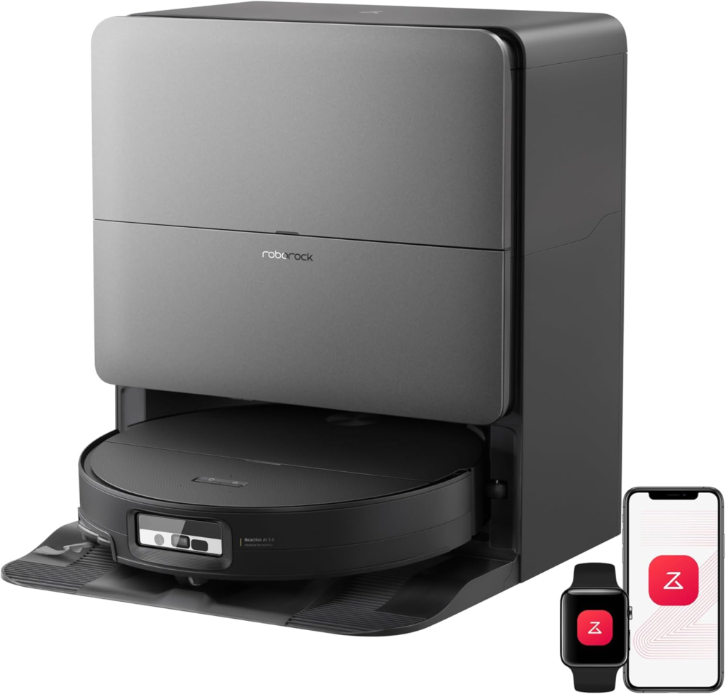 roborock Saros 20 Sonic Robot Vacuum and Mop – 36,000Pa HyperForce with VibraRise 5.0 Mopping & AdaptiLift Chassis 3.0 – Saros 20 Sonic