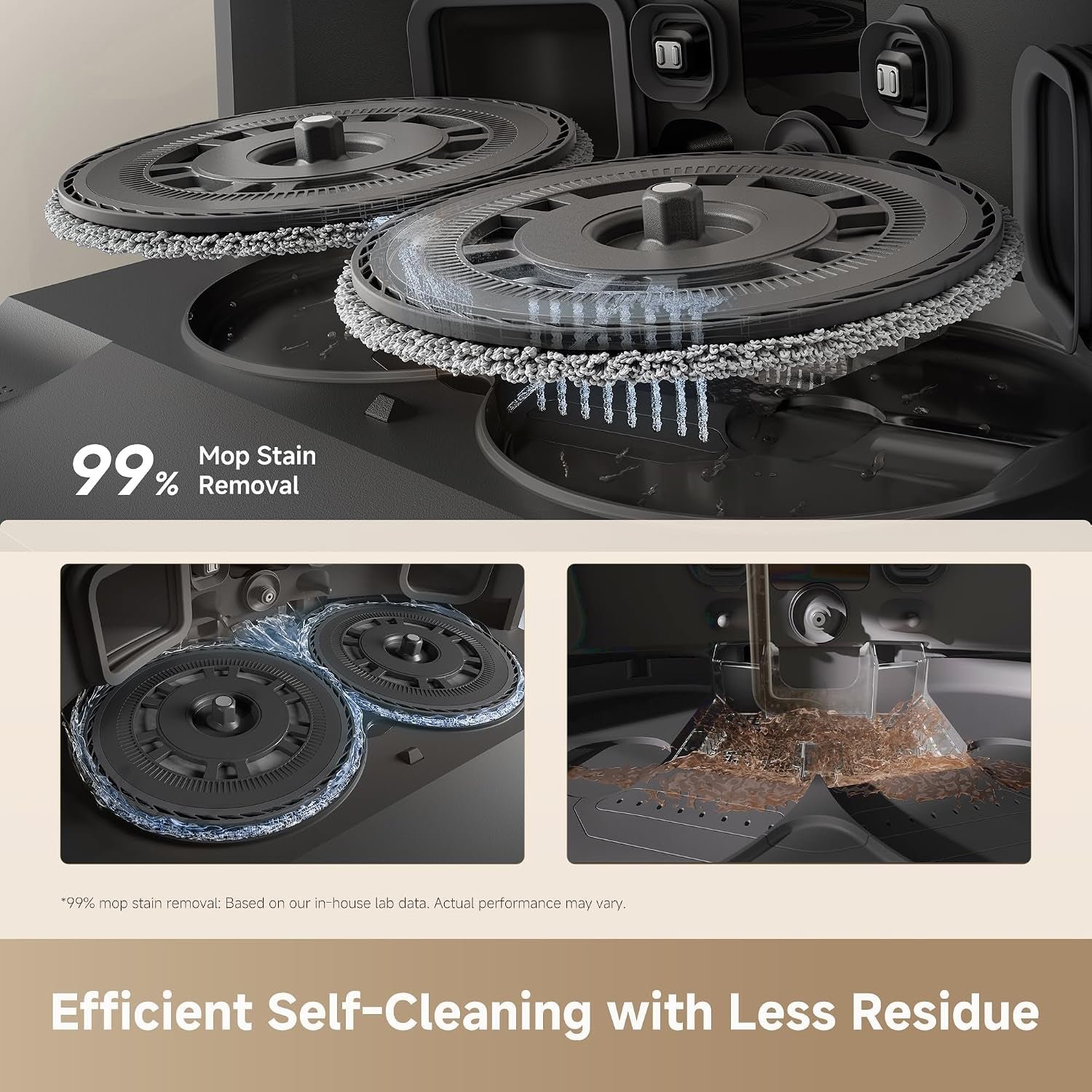 dreame L40 Ultra Gen 2 Robot Vacuum and Mop – 25,000Pa Suction with Auto-Empty PowerDock & Extendable Side Brush – RLL53SE - Image 5