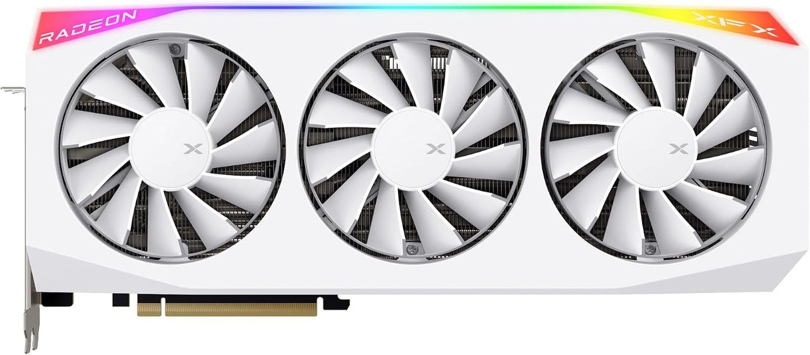 XFX Mercury AMD Radeon RX 9070 XT OC Magnetic Air White Edition Graphics Card – 16GB GDDR6 with RGB & 3100 MHz Boost – RX-97TMARGW9 - Image 2
