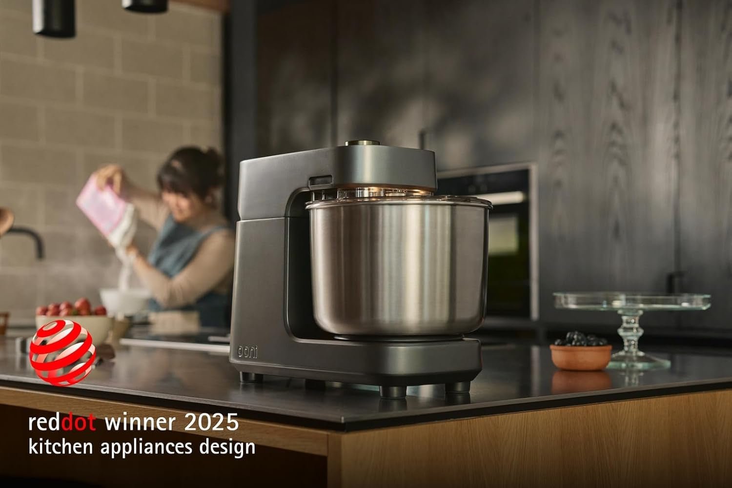 Ooni Halo Pro Spiral Mixer – 7.3 Qt Dough Stand Mixer with 58 Speed Settings & Four Attachments – UU-P31300 - Image 3