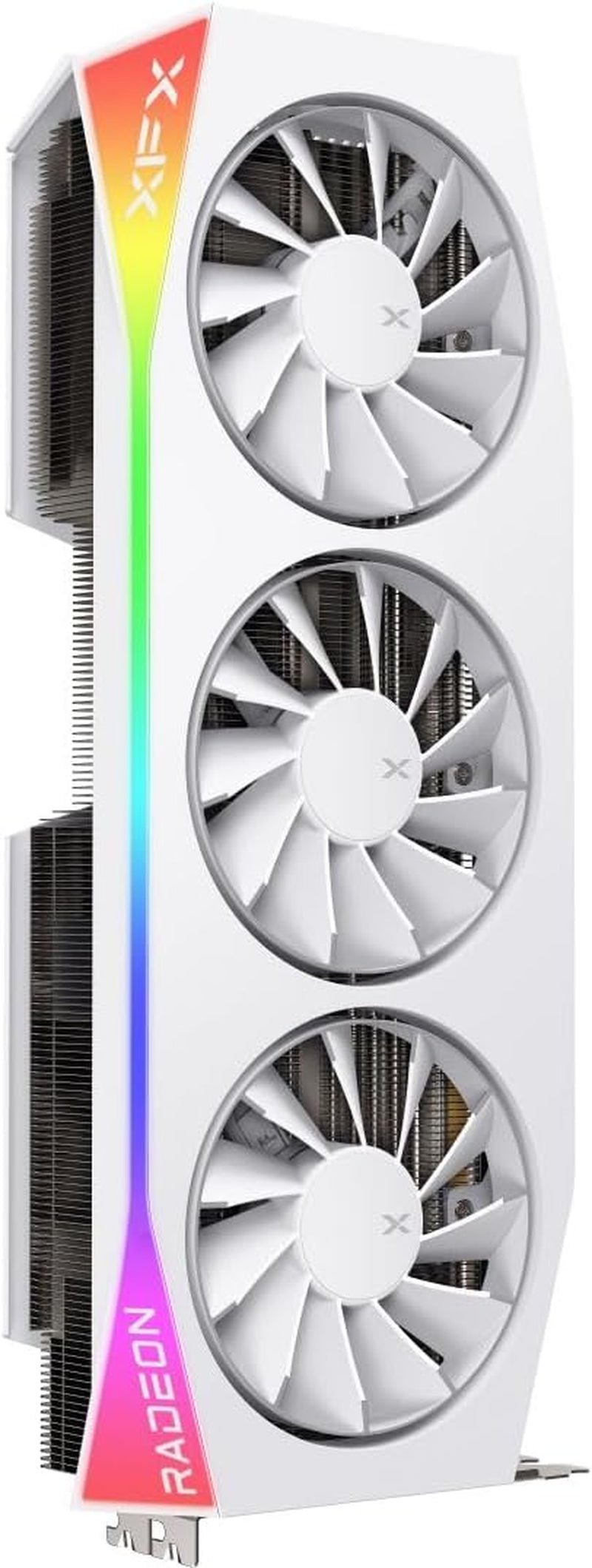 XFX Mercury AMD Radeon RX 9070 XT OC Magnetic Air White Edition Graphics Card – 16GB GDDR6 with RGB & 3100 MHz Boost – RX-97TMARGW9 - Image 5