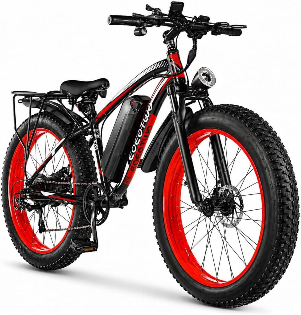 EOEOTWO E01 Electric Bike – 1500W Peak Motor with 48V 15Ah Battery & 60 Mile Range – E01