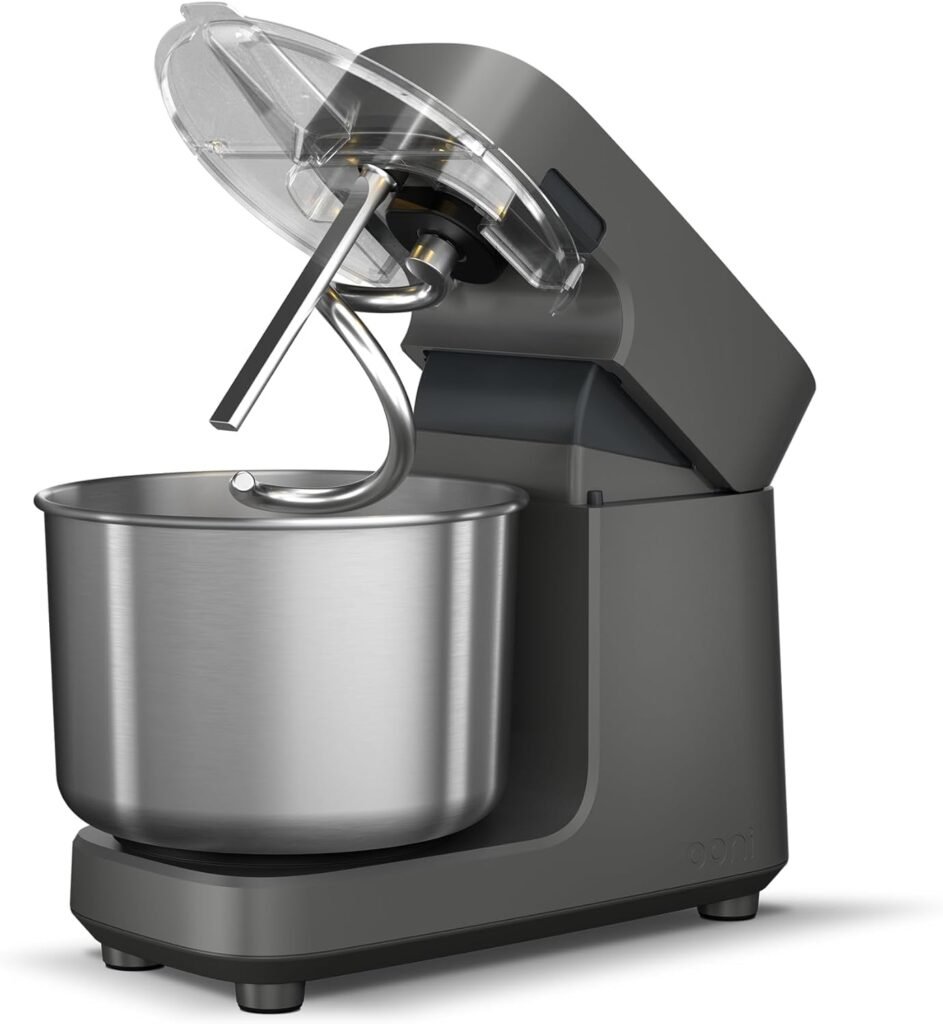Ooni Halo Pro Spiral Mixer – 7.3 Qt Dough Stand Mixer with 58 Speed Settings & Four Attachments – UU-P31300