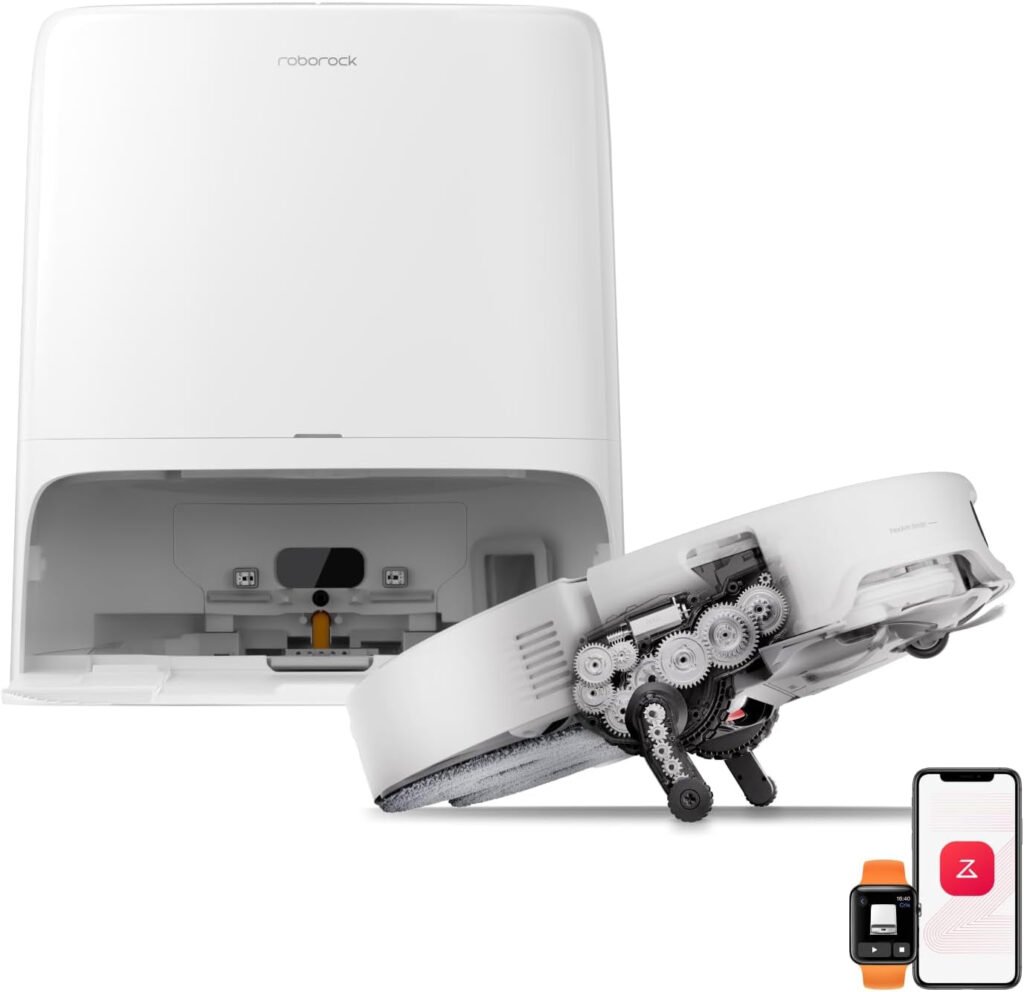 roborock Qrevo Edge 3 Pro Robot Vacuum and Mop – 36,000Pa Suction with AdaptiLift Chassis 3.0 & 10-in-1 Dock – Qrevo Edge 3 Pro (White)