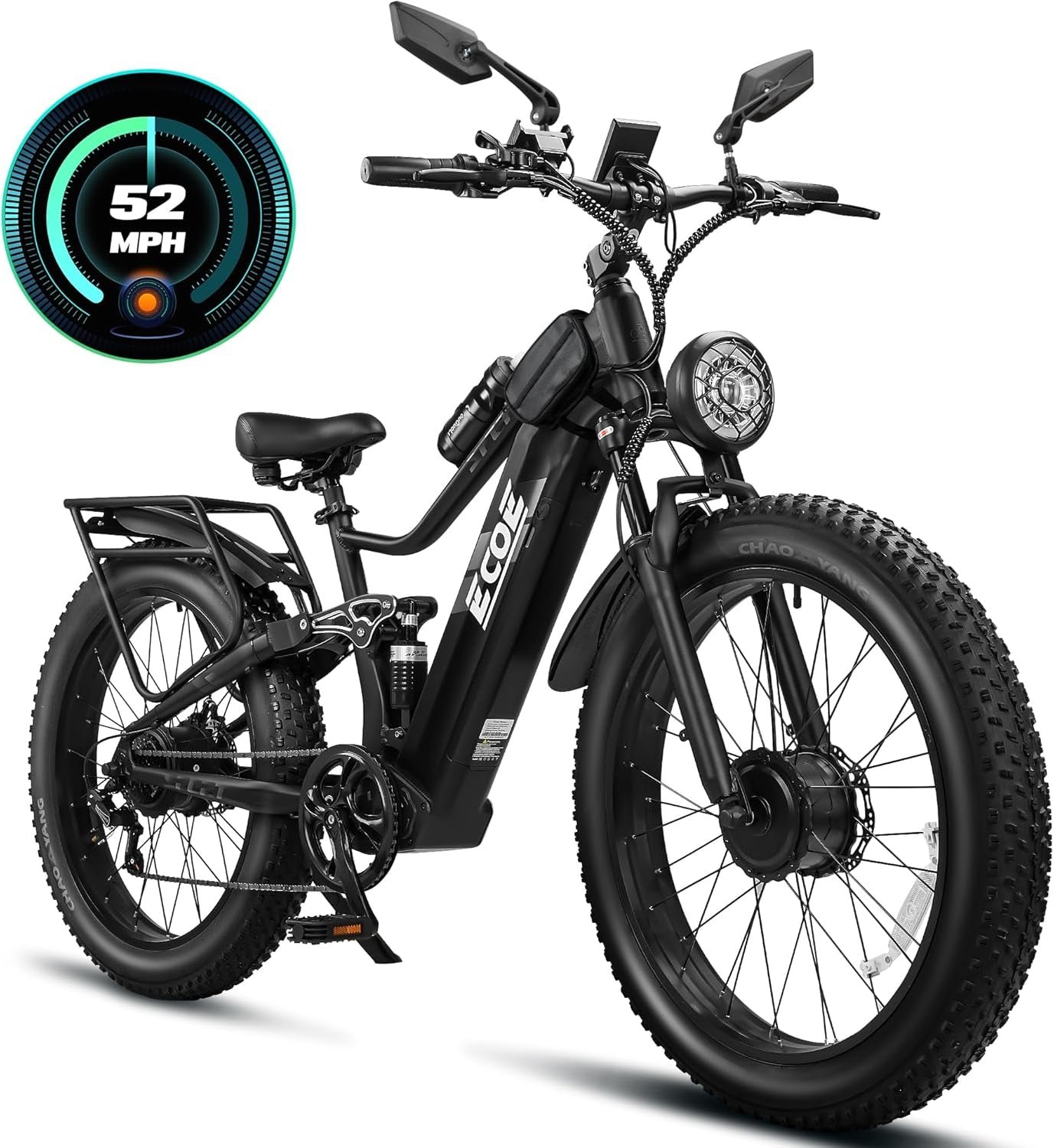 EcoE Ec-6650 Electric Bike – 8000W Dual Motor with 60V 32Ah Battery & 50 MPH – Ec-6650