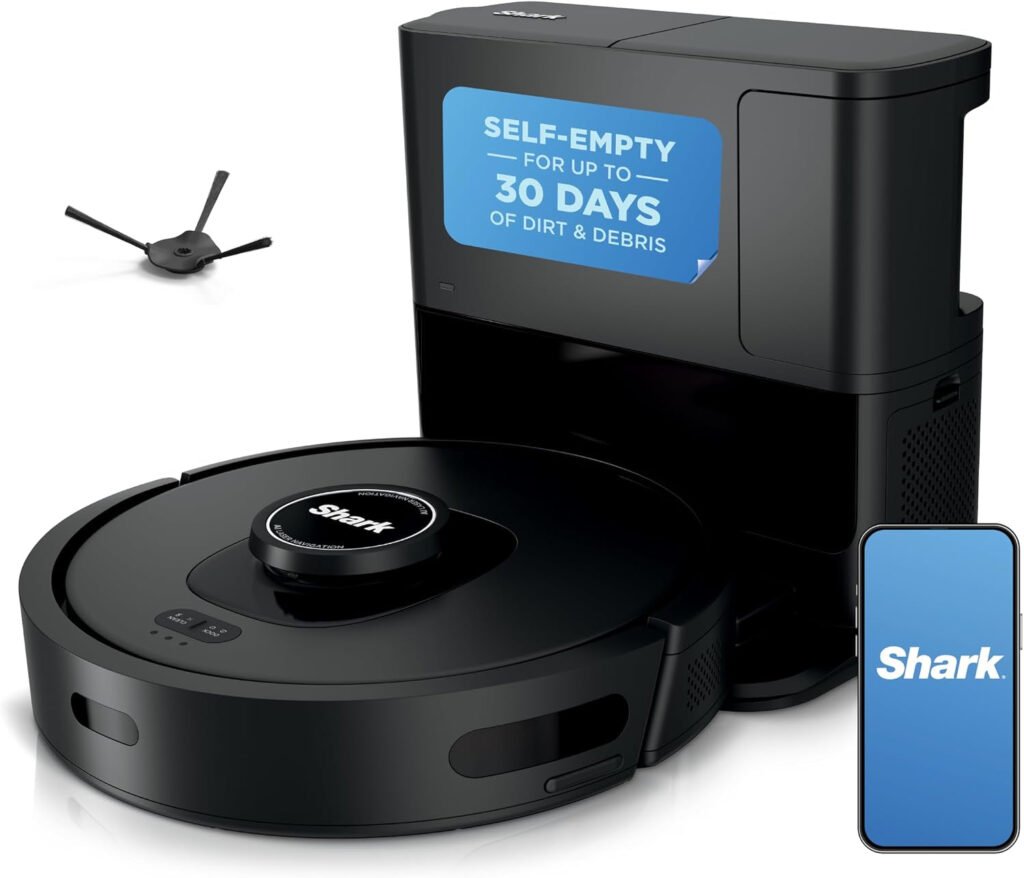 Shark AI Ultra Robot Vacuum with Matrix Clean & 30-Day HEPA Self-Empty Base – AV2501S (Dark Grey)