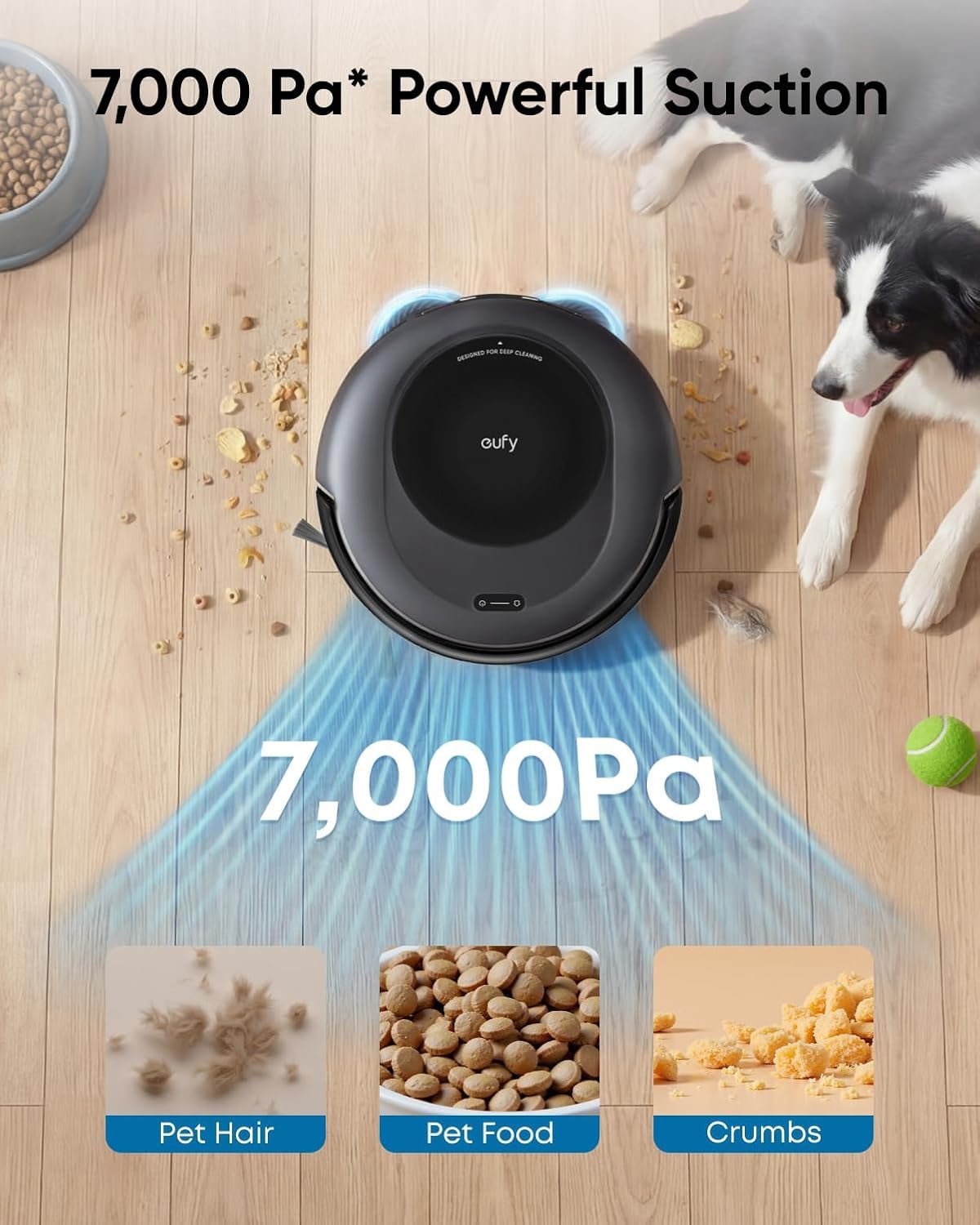 eufy Omni C20 Robot Vacuum and Mop Combo – 7,000 Pa Suction with All-in-One Station & Pro-Detangle Comb – T2280 - Image 4