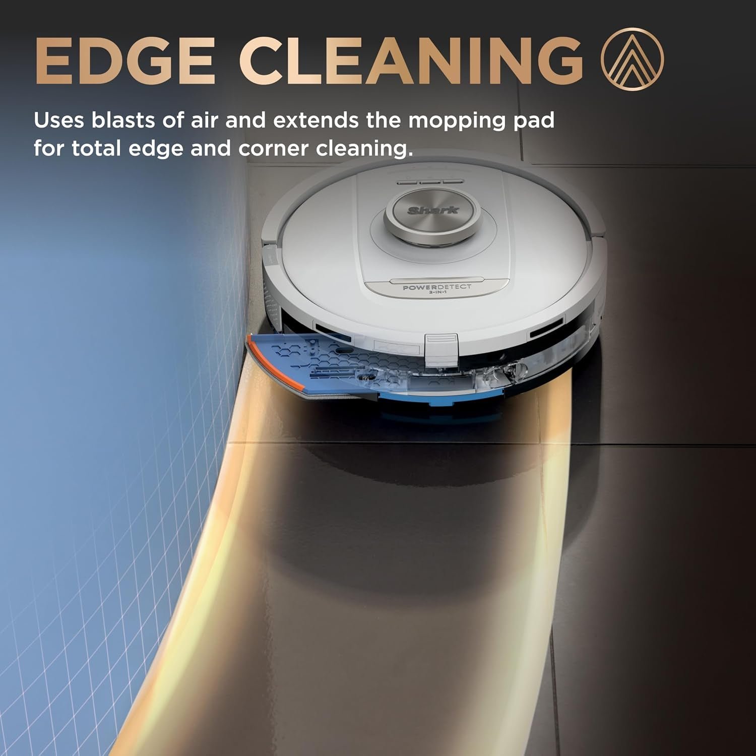 Shark PowerDetect 2-in-1 Robot Vacuum & Mop – Self-Emptying & Self-Cleaning Base with Sonic Mopping – AV2800ZE (White) - Image 7