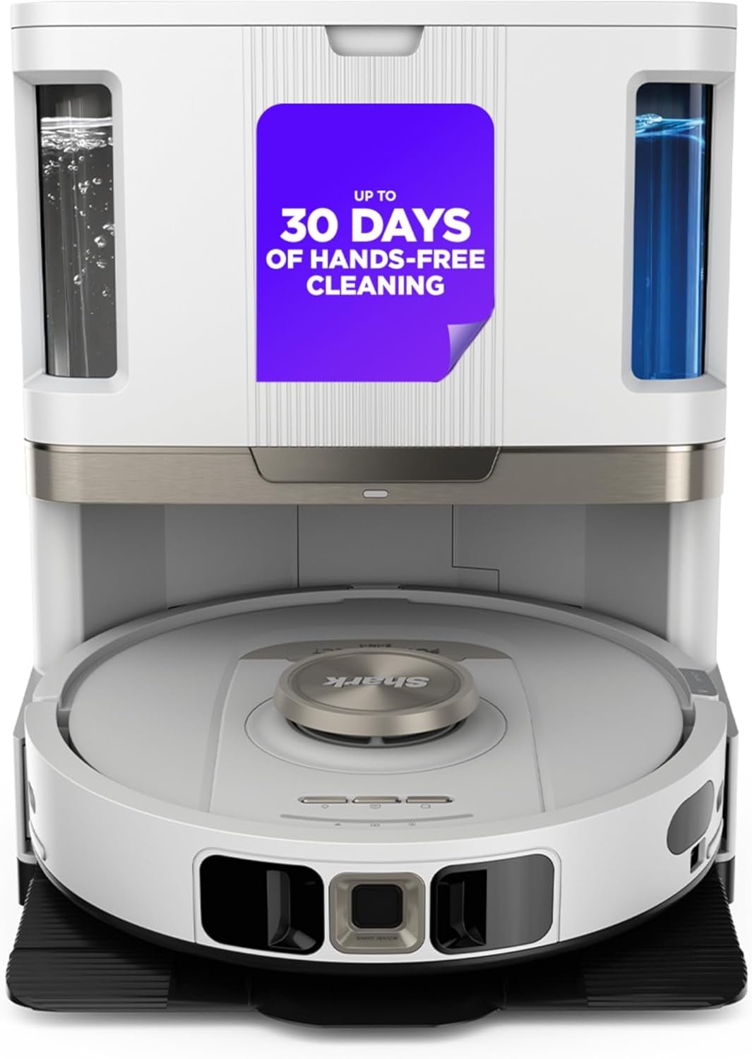 Shark Stratos 2-in-1 Robot Vacuum & Mop – Sonic Mopping with NeverTouch Self-Empty Base & AutoLift – AV2700ZE